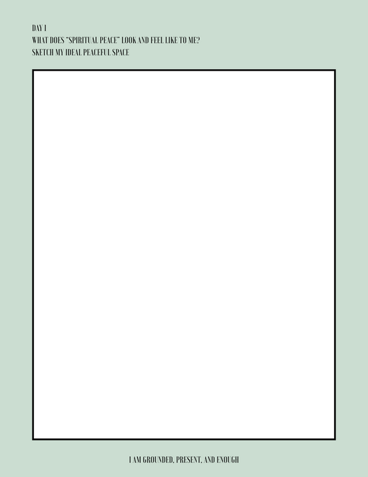 30-Day Guided Spiritual Journal for Creatives (Printable PDF)